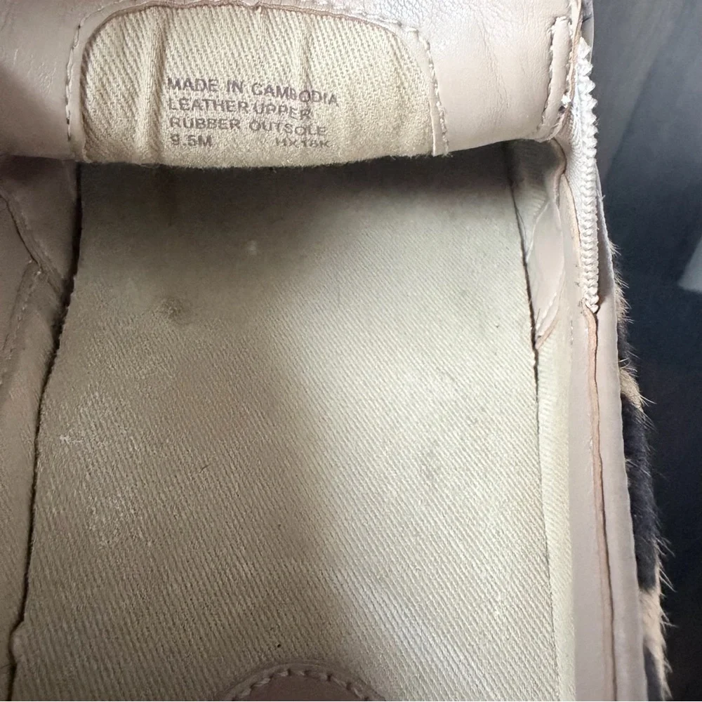 Michael Kors Keaton Leopard Calf Hair Slip On Sneakers - Picture 9 of 9